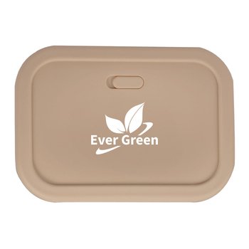 Reusable Silicone Food Container 24 oz. With Air Vent Valve - One-Color Personalization Available from Positive Promotions