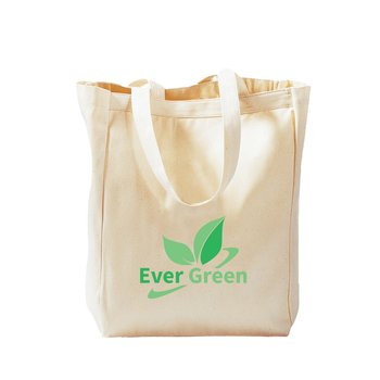 Lightweight Cotton Canvas All-Purpose Tote Bag - Full-Color Personalization Available from Positive Promotions