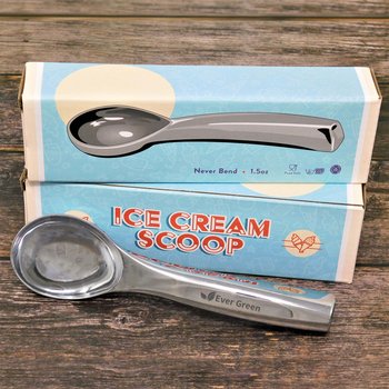 Old Fashioned Zinc Alloy Ice Cream Scoop - Laser-Engraved Personalization Available from Positive Promotions