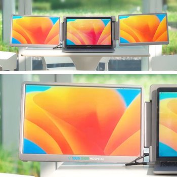 Plug & Play Laptop Screen Monitor Duo Extenders - Full-Color Personalization Available from Positive Promotions