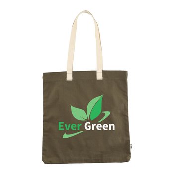 FEED Organic Cotton Convention Give Back Tote Bag - Full-Color Personalization Available from Positive Promotions