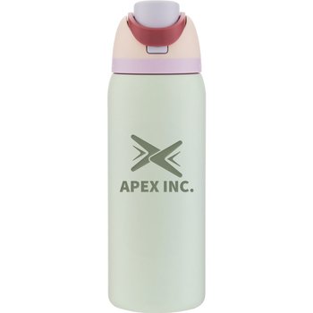 Owala® Free-Sip Thermal Bottle 32 oz. With Built-In Straw - Laser-Engraved Personalization Available from Positive Promotions