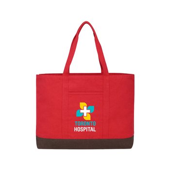 Recycled Ivy Aware Cotton Utility Carry-All Tote - Full-Color Personalization Available from Positive Promotions