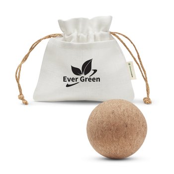 Econscious Natural Cork Massage Ball - Personalization Available from Positive Promotions