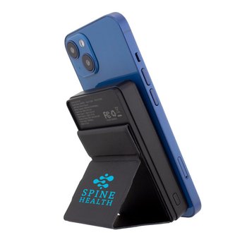 Energizer® Power Bank 5,000 mAh With Magnetic Phone Stand - One-Color Personalization Available from Positive Promotions