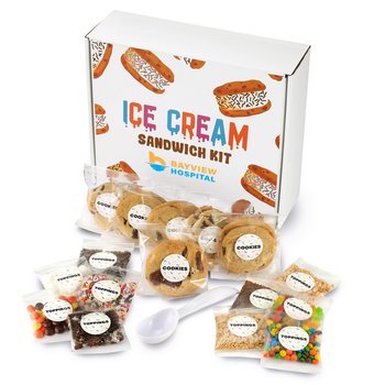 Do-It-Yourself Ice Cream Sandwich Kit in Box - Full-Color Personalization Available from Positive Promotions