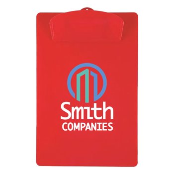 Smooth Letter-Sized Clipboard - Full-Color Personalization Available from Positive Promotions