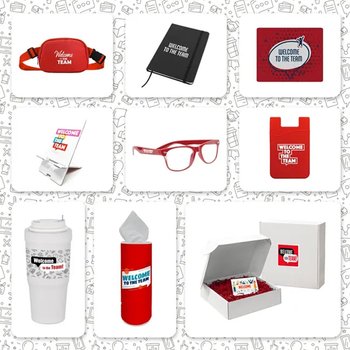 9-Piece New Hire Onboarding Kit - Full-Color Personalization Available from Positive Promotions