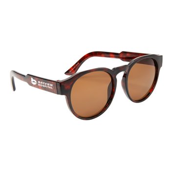Fitzgerald Recycled Retro Frame Sunglasses UV400 - One-Color Personalization Available from Positive Promotions