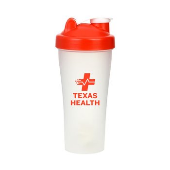 Value Plastic Shake & Mix Tumbler 24 oz. - One-Color Personalization Available from Positive Promotions