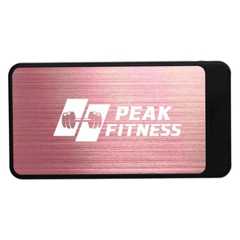 Mega Metallic USB Power Bank 10,000 mAh - Laser-Engraved Personalization Available from Positive Promotions