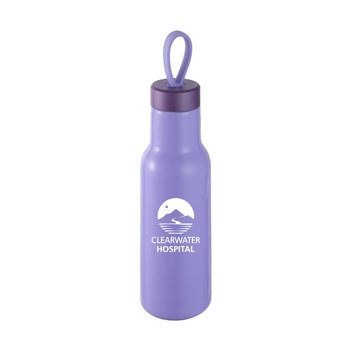 Eco Sports Bottle 23 oz. With Silicone Loop Handle Lid - One-Color Personalization Available from Positive Promotions