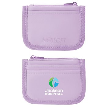 Jet Unisex Water-Repellent Slim Wallet Card Holder - One-Color Personalization Available from Positive Promotions