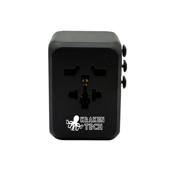 GaN International Travel Type-C Adapter 35W - One-Color Personalization Available from Positive Promotions