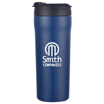 Copper-Lined Stainless-Steel Tumbler 24 oz. With Lid - One-Color Personalization Available from Positive Promotions