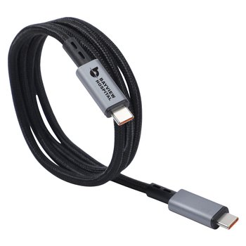 Fast-Charge Charging & Data Transferring Type-C Cable - One-Color Personalization Available from Positive Promotions