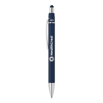 Chrome Spinner Metal Stylus Pen - Laser - Personalization Available from Positive Promotions