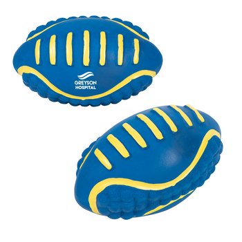 Touchdown Football Dog Toy - One-Color Personalization Available from Positive Promotions