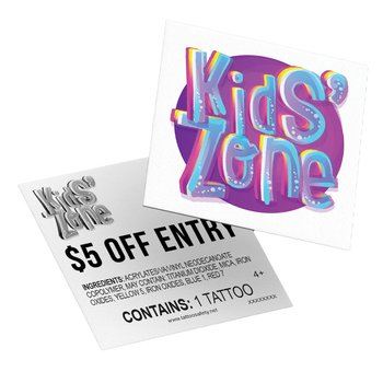 Custom Temporary Tattoo 1 1/2