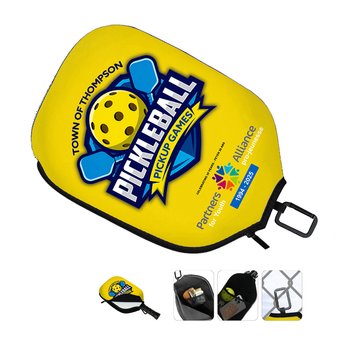 Custom Pickleball Paddle Cover - Full-Color Personalization Available from Positive Promotions