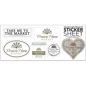 Tech Tattoos Stickers Full-Color White Vinyl 3 3/4