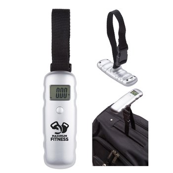 Digital Luggage Scale - One-Color Personalization Available from Positive Promotions