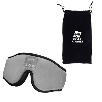 iLive Lights Out Bluetooth® Wireless Sleep Mask Headphones With Nature Sounds - One-Color Personalization Available from Positive Promotions