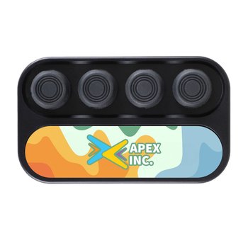 Recycled Wire Frame Magnetic Desktop Cable Organizer - Full-Color Personalization Available from Positive Promotions