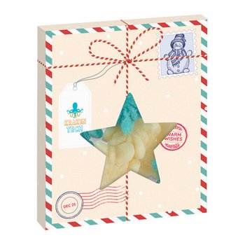 Holiday Window Box With Gummy Snowflakes Candy - Full-Color Personalization Available from Positive Promotions