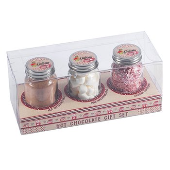 Mini Mason Jars Hot Chocolate Gift Set - Full-Color Personalization Available from Positive Promotions