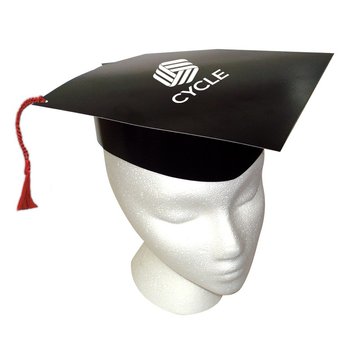 Graduation Paper Cap - One-Color Personalization Available from Positive Promotions