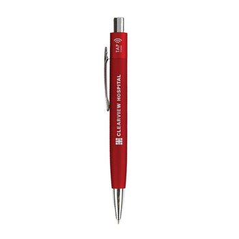 Near Field Communication Technology Aluminum Ballpoint Pen - Laser-Engraved Personalization Available from Positive Promotions