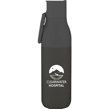 LARQ® Flip-Top Stainless-Steel Bottle 17 oz. - One-Color Personalization Available from Positive Promotions