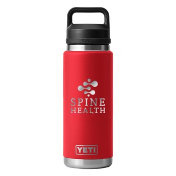 YETI® Rambler® Stainless-Steel Water Bottle Tumbler 26 oz. With Chug Cap - Laser-Engraved Personalization Available from Positive Promotions