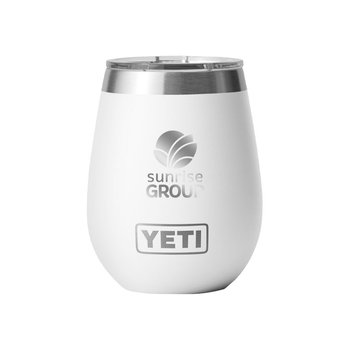 YETI® Rambler® Stainless-Steel Mug Tumbler 10 oz. With MagSlider Lid - Laser-Engraved Personalization Available from Positive Promotions
