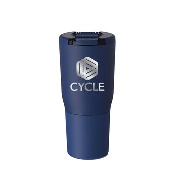 BruMate® NAV Stainless-Steel Tumbler 25 oz. With Silicone Body Sleeve, BevLock Spill-Resistant Lid - Laser-Engraved Personalization Available from Positive Promotions