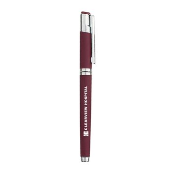 Duke Satin Soft-Touch Gel Pen - One-Color Personalization Available from Positive Promotions