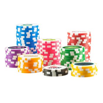 Double-Sided Poker Chip - Full-Color Personalization Available from Positive Promotions