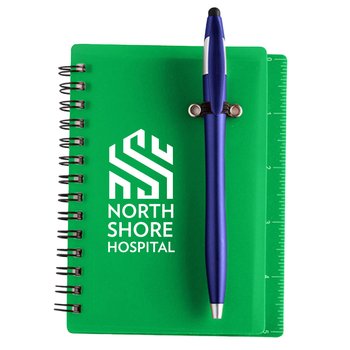 EasyNote Translucent Plastic Spiral Journal 4 1/8