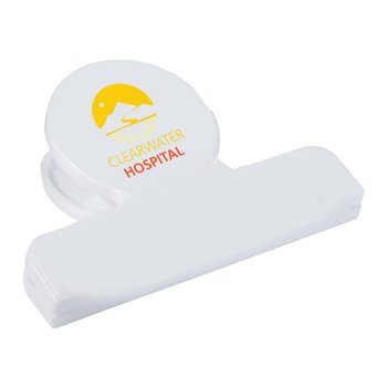 Round Top Clip - Full-Color Personalization Available from Positive Promotions