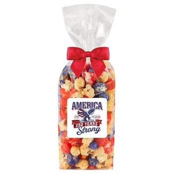 Patriotic Red, White, & Blue Popcorn Bag - Personalization Available from Positive Promotions