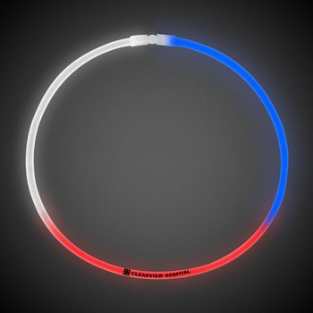 Patriotic Red, White, & Blue Glow Necklaces - 22