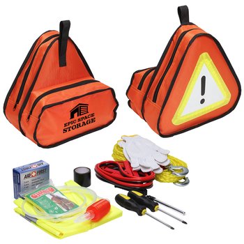 Emergency Auto Rescue Car Kit - 10 Pieces - Personalization Available from Positive Promotions