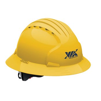 Evolution 6161 Full Brim Vented Hard Hat  - Type I Class C Certified - Personalization Availab from Positive Promotions