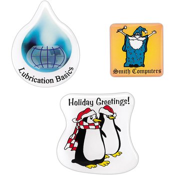 Full Color Domed Decals - Size 1-3 sq. in. - Personalization Available from Positive Promotions