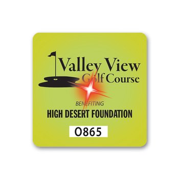 Stickers with LED Light - Square 2.5