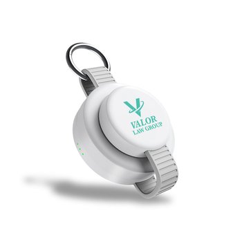 2-in-1 Type-C MagSafe Folding Travel Qi Charging Station & Phone Stand 15W - One-Color Personalization Available from Positive Promotions