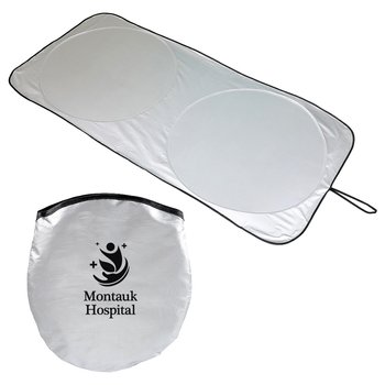 Auto-Open Collapsible Car/SUV Sun Shade - Personalization Available from Positive Promotions