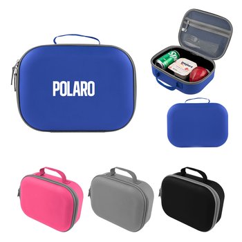 Compact EVA Lunch Cooler Bag - 6 Can - Personalization Available from Positive Promotions