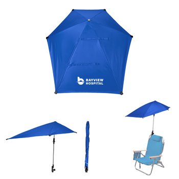 Recycled SPF 50 Chair Umbrella with Canopy - 50